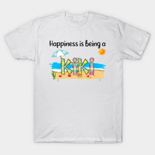 Happiness Is Being A Kiki Summer Beach Happy Mother's Day T-Shirt